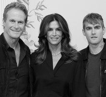 Rande Gerber, Cindy Crawford i Presley Walker Gerber. 14.03.2024.