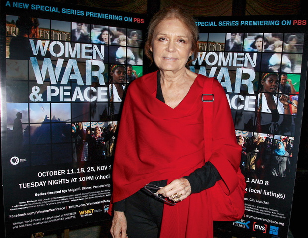 Gloria Steinem na spotkaniu o sytuacji kobiet między innymi w Afganistanie, Nowy Jork, 21 września, 2011 rok.
