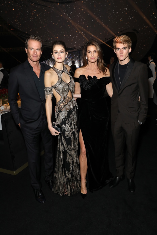 Rande Gerber, Presley Gerber, Cindy Crawford, Kaia Gerber