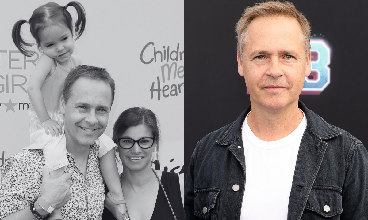 Chad Lowe z córką Fioną i żoną, 2015 r.
