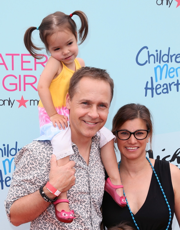 Chad Lowe z córką Fioną i żoną