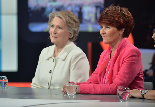 Irena Santor, Jolanta Kwaśniewska, Warszawa 17.10.2013 r.