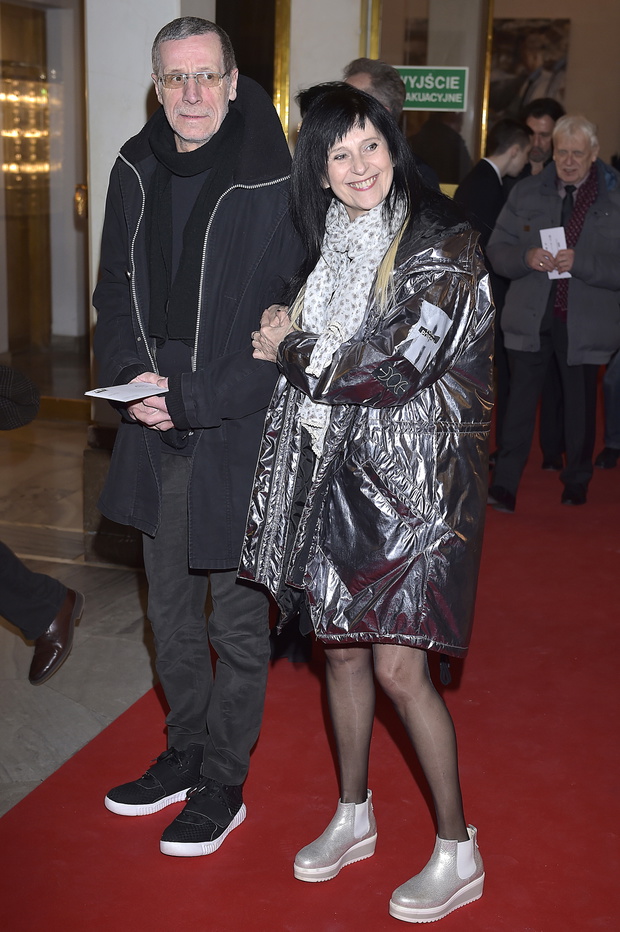 Wanda Kwietniewska z ukochanym, Andrzejem Mizińskim Jubileuszowa Gala 100-lecia Stowarzyszania Autorów ZAiKS, 2018 rok