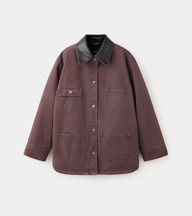 Parka denimowa Mango