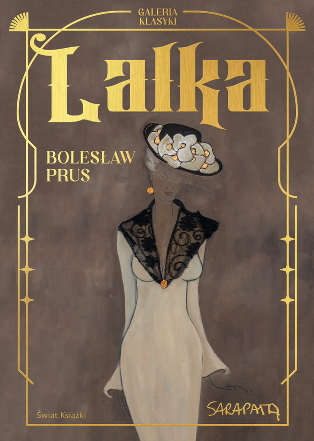 Okładka „Lalki” z ilustracjami Joanny Sarapaty, Wydawnictwo Świat Książki.