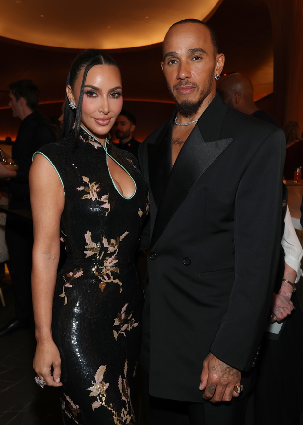 Lewis Hamilton, Kim Kardashian