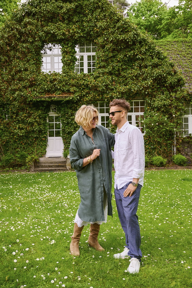 Małgorzata Ostrowska-Królikowska z synami: Antonim, Janem i Ksawerym, VIVA! 13/2021