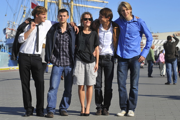 Olga Frycz, Mateusz Kościukiewicz, Mateusz Banasiuk, 18 września 2009 r.