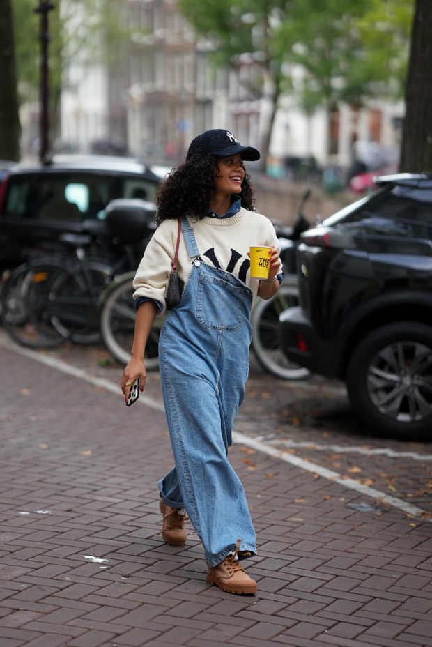 ogrodniczki street style