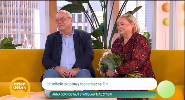 Anna Gornostaj z mężem, Stanisławem Mączyńskim 