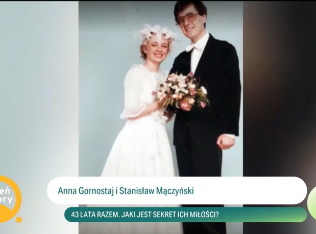 Anna Gornostaj z mężem, Stanisławem Mączyńskim