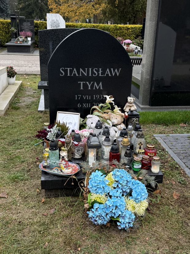 grób Stanisława Tyma