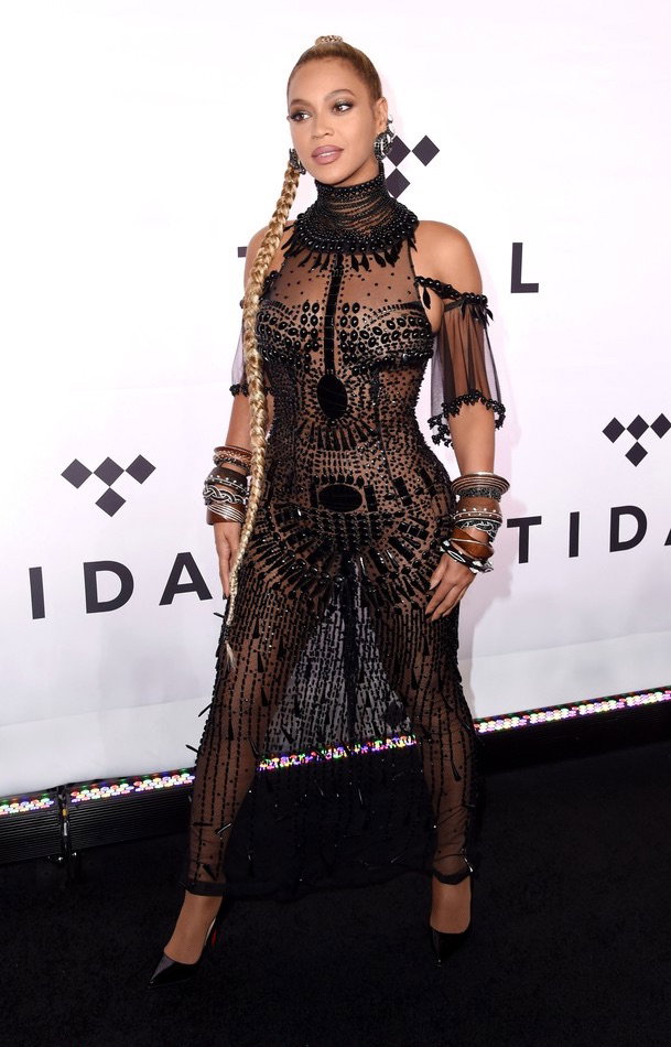 Beyoncé na imprezie Tidal/fot. EN