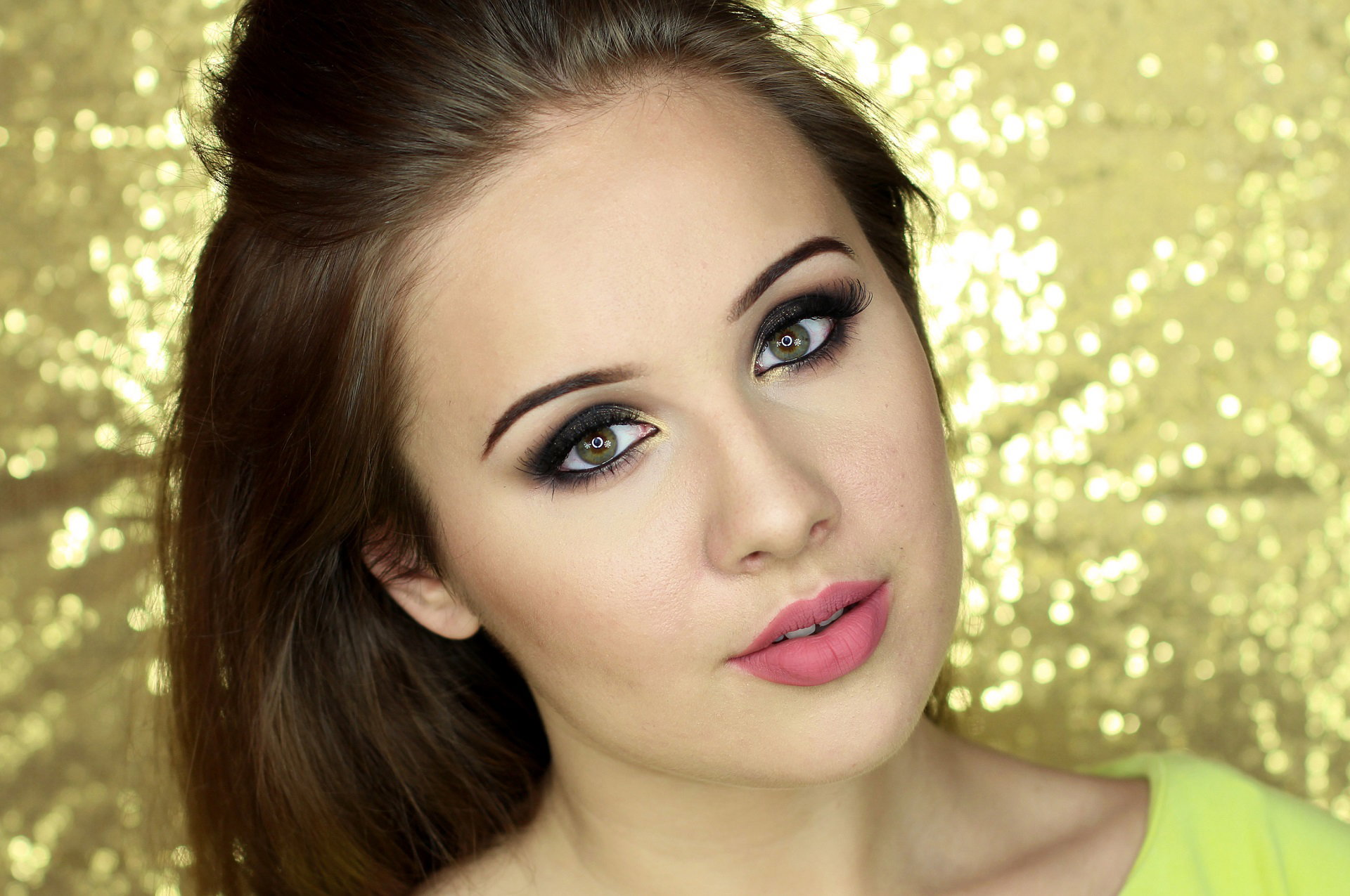 Smoky eyes dla zielonych oczu