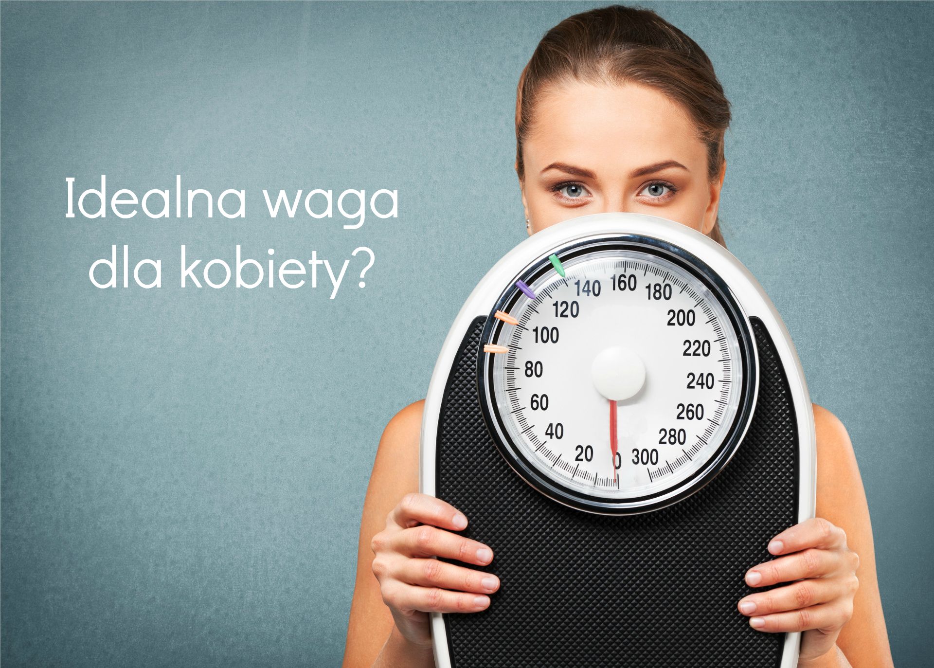 kobieta z wagą
