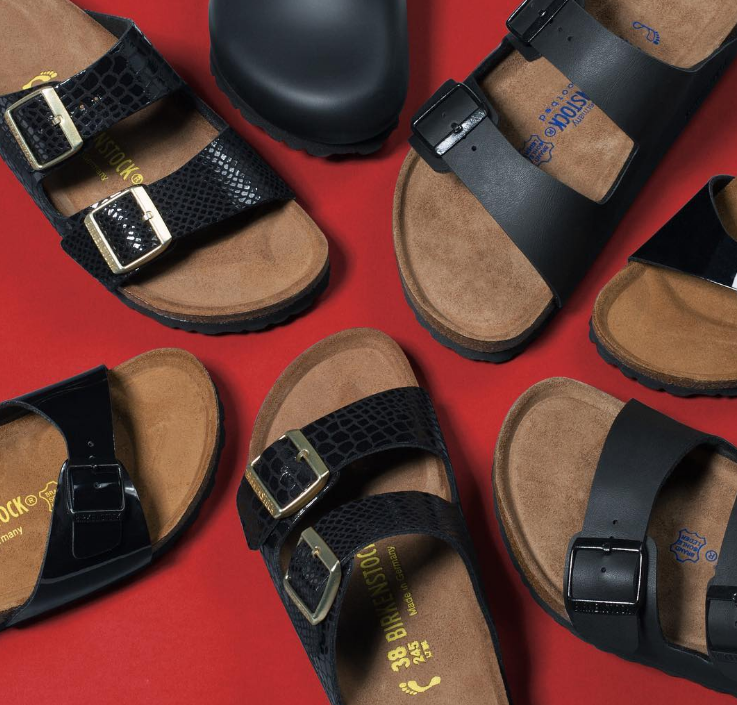 sandały z korka marki Birkenstock