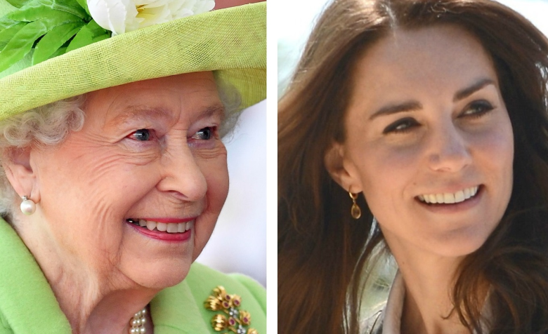 królowa elżbieta i kate middleton