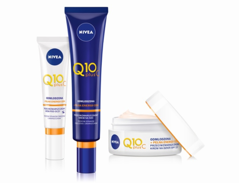 silnie energetyzująco-antyoksydacyjna kuracja z nową linią NIVEA Q10plusC opartą o czystą witaminę C