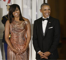 barack i michelle obama
