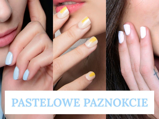 Pastelowy manicure