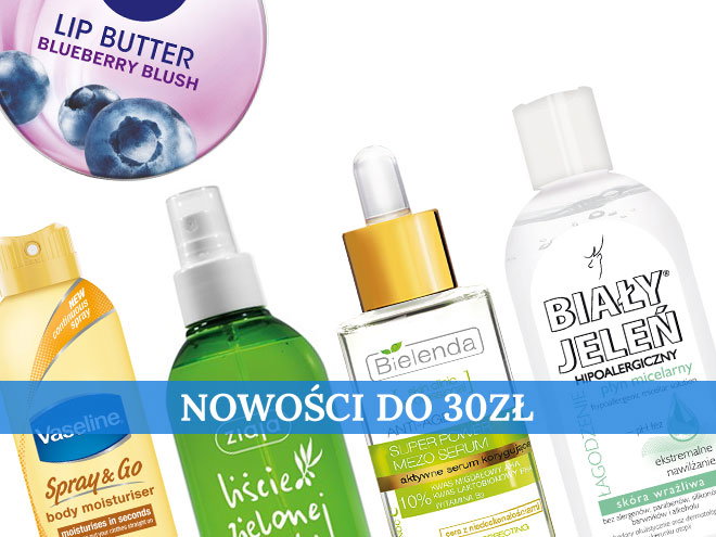 kosmetyki na jesień do 30zł