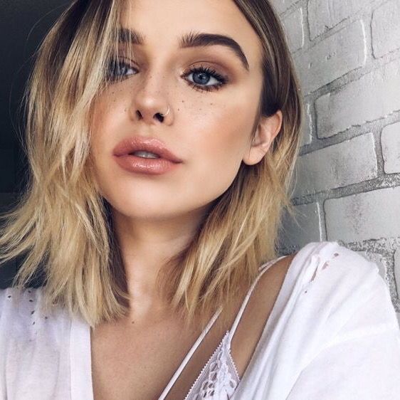 makijaż naturalny blondynka
