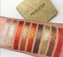 Makeup Revolution, Midas Touch Pressed Glitter Palette