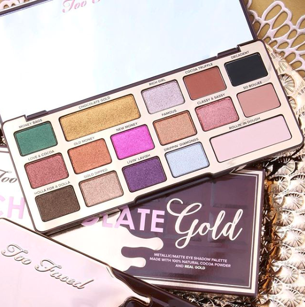 too faced chocolate gold