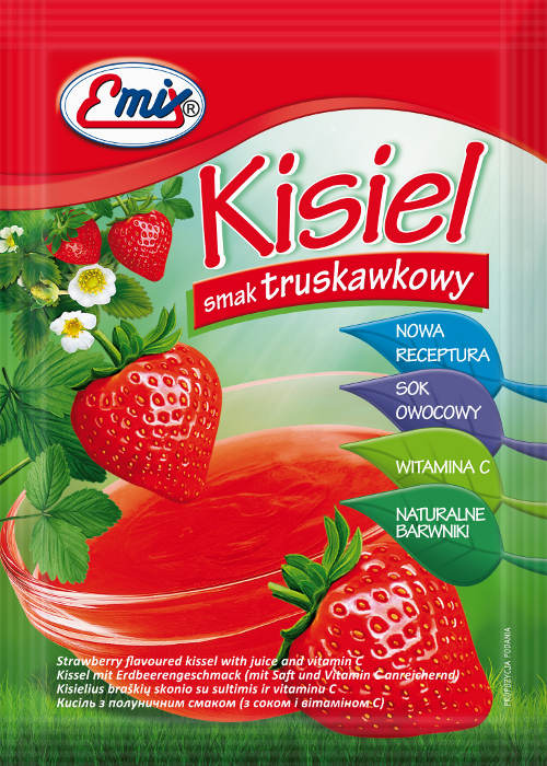 kisiel truskawkowy emix