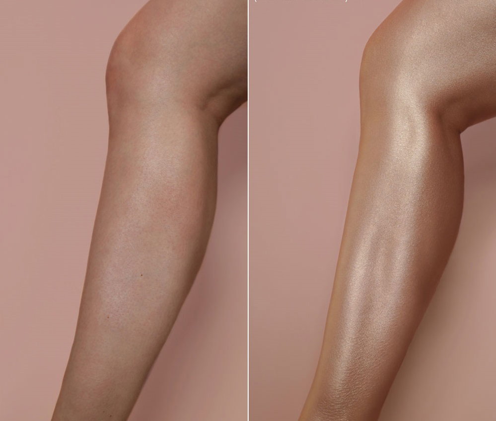 Rozświetlacz do ciała Huda Beauty Liquid Pantyhose [EFEKTY]