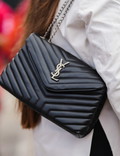 czarna torebka Pucinni z Biedronki jak model YSL LouLou