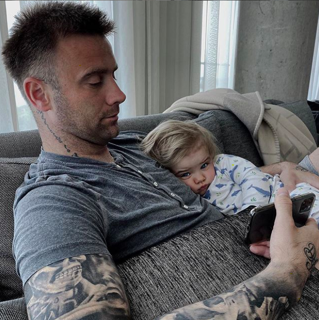 Artur Boruc z synem
