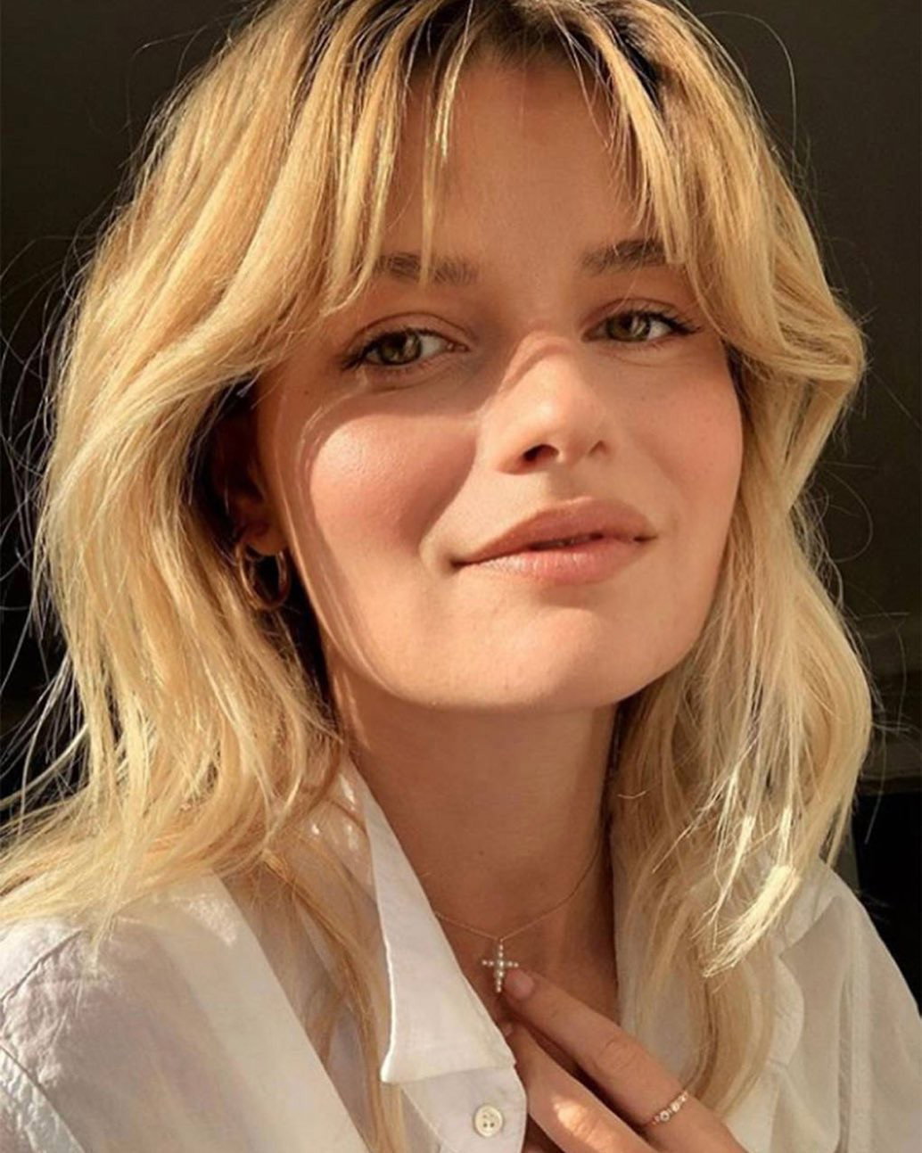 modne fryzury - bold fringes