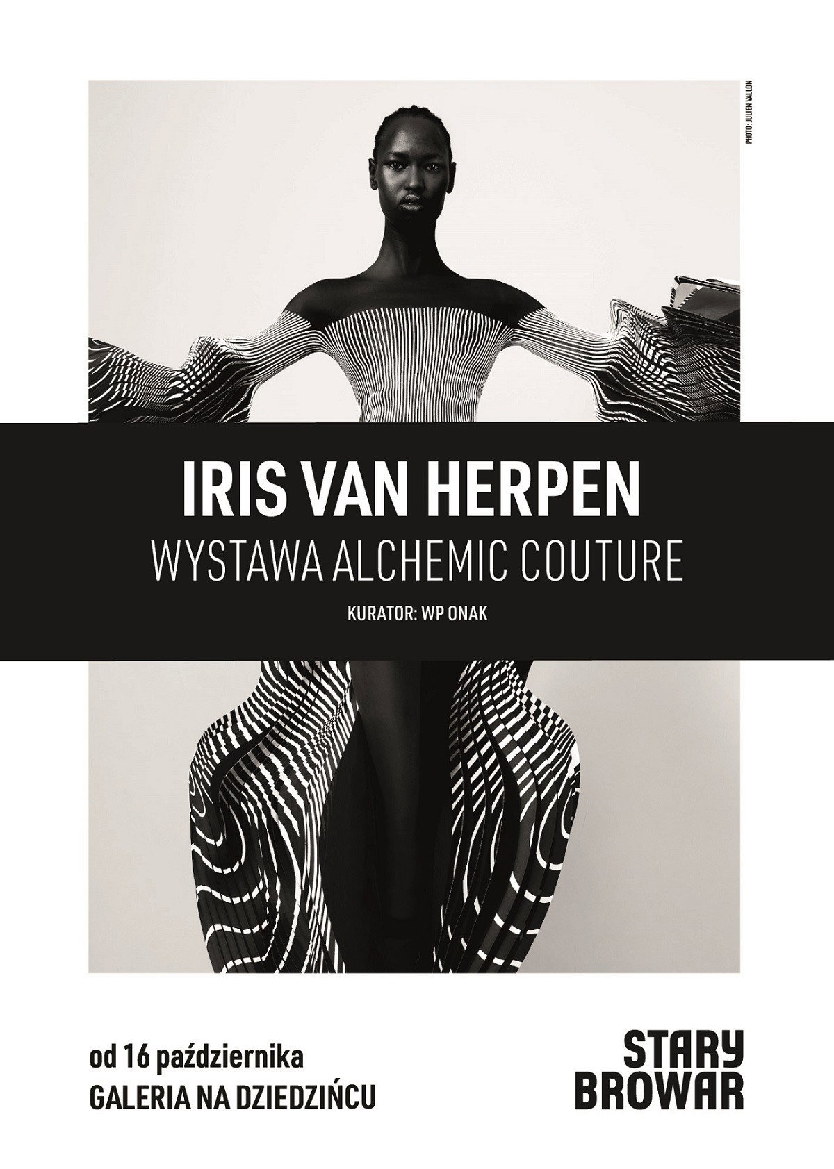 Iris Van Herpen - plakat wystawy Stary Browar w Poznaniu