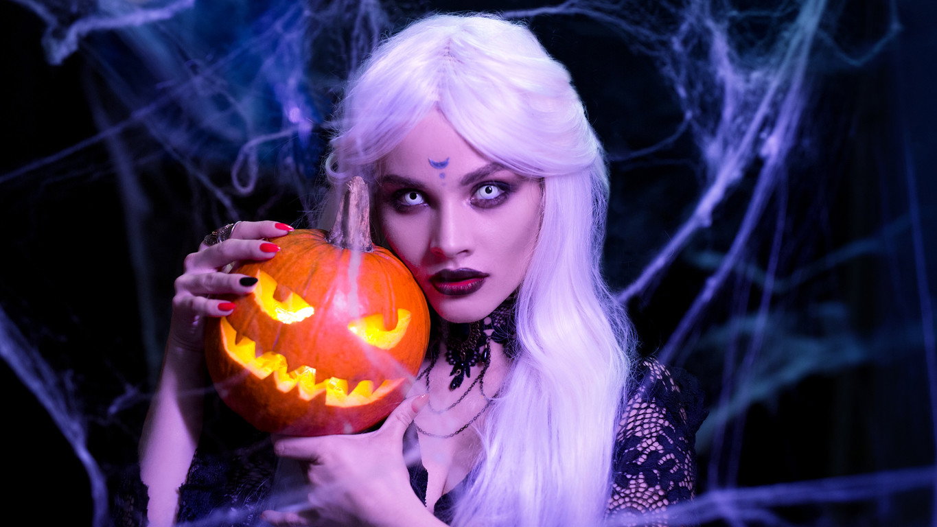 makijaż na halloween
