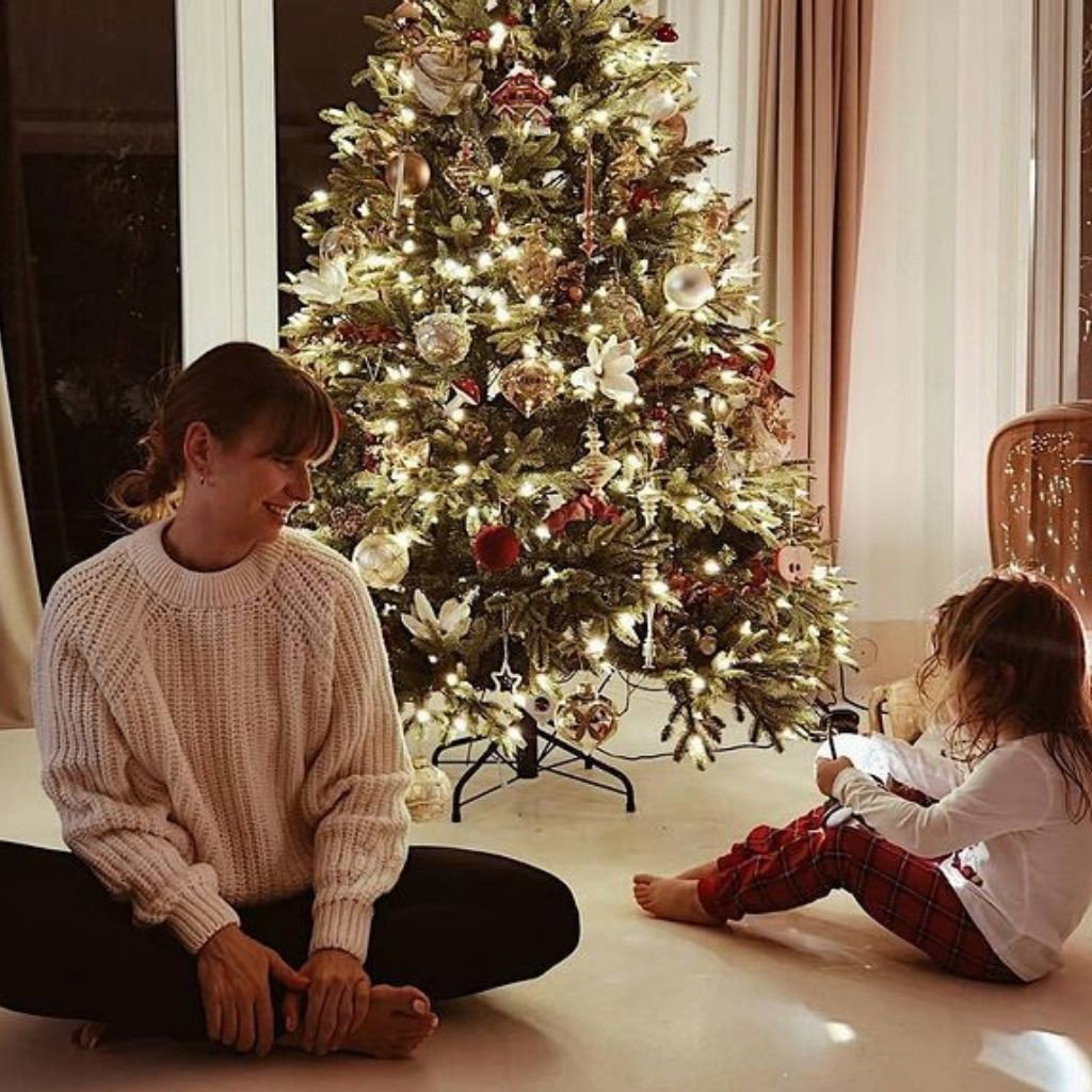 Anna Lewandowska z córką