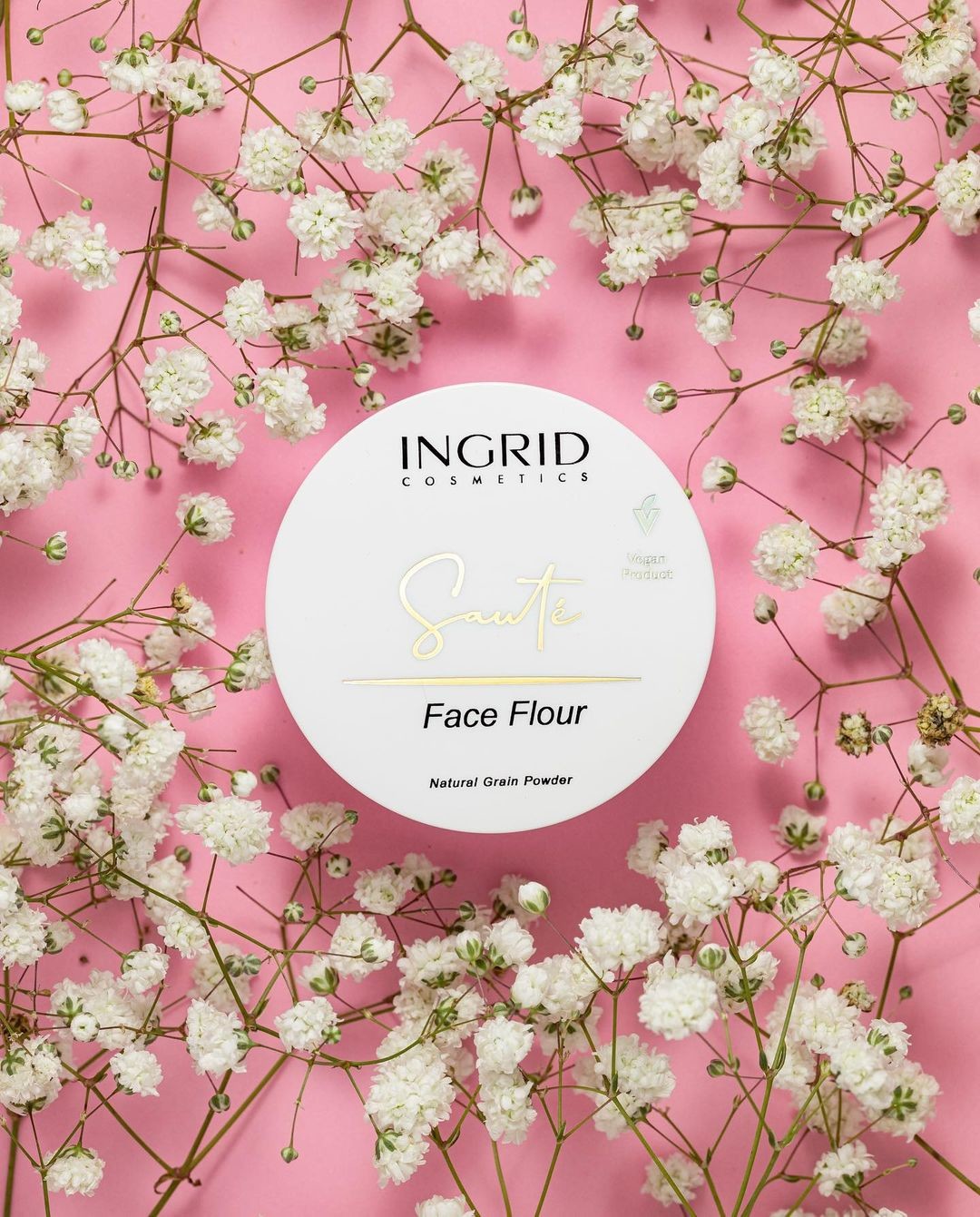 puder Ingrid Face Flour Natural Grain