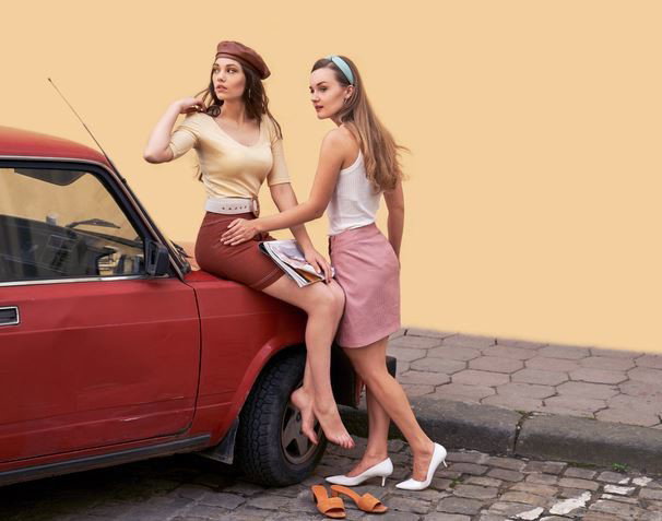 modelki w sylizacji vintage