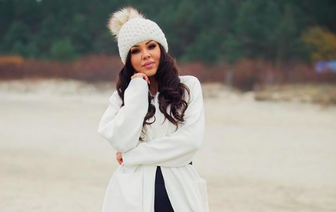 Sylwia Bomba w płaszczu z wyprzedaży w Mango za 299 zł