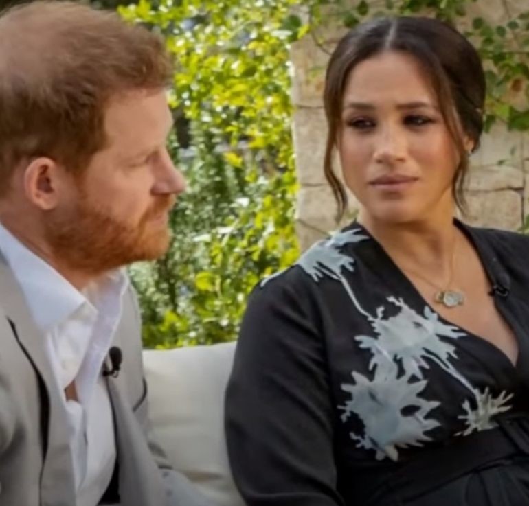 Meghan Markle wywiad u Oprah screen