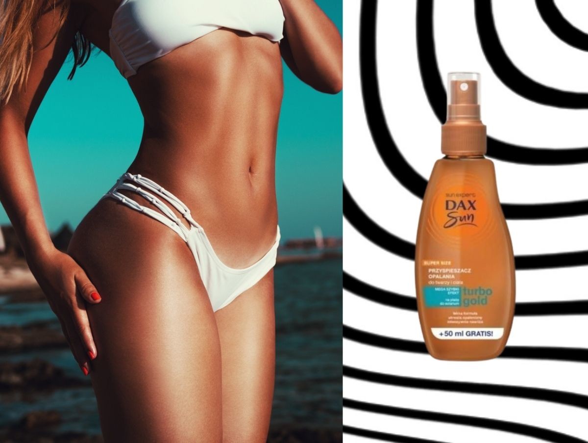 nowy przyspieszacz opalania Dax Sun Turbo Gold
