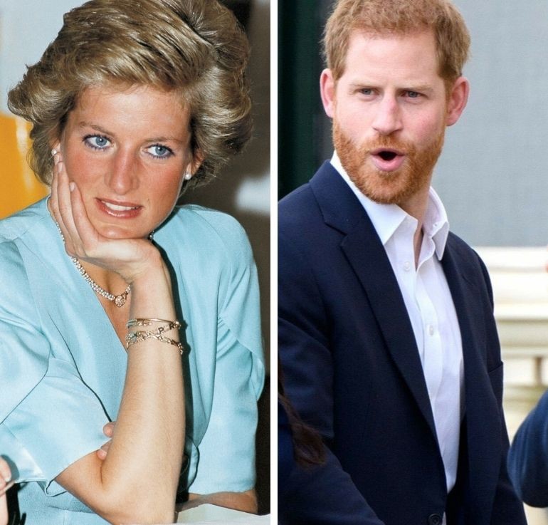 Książę Harry Księzna Diana