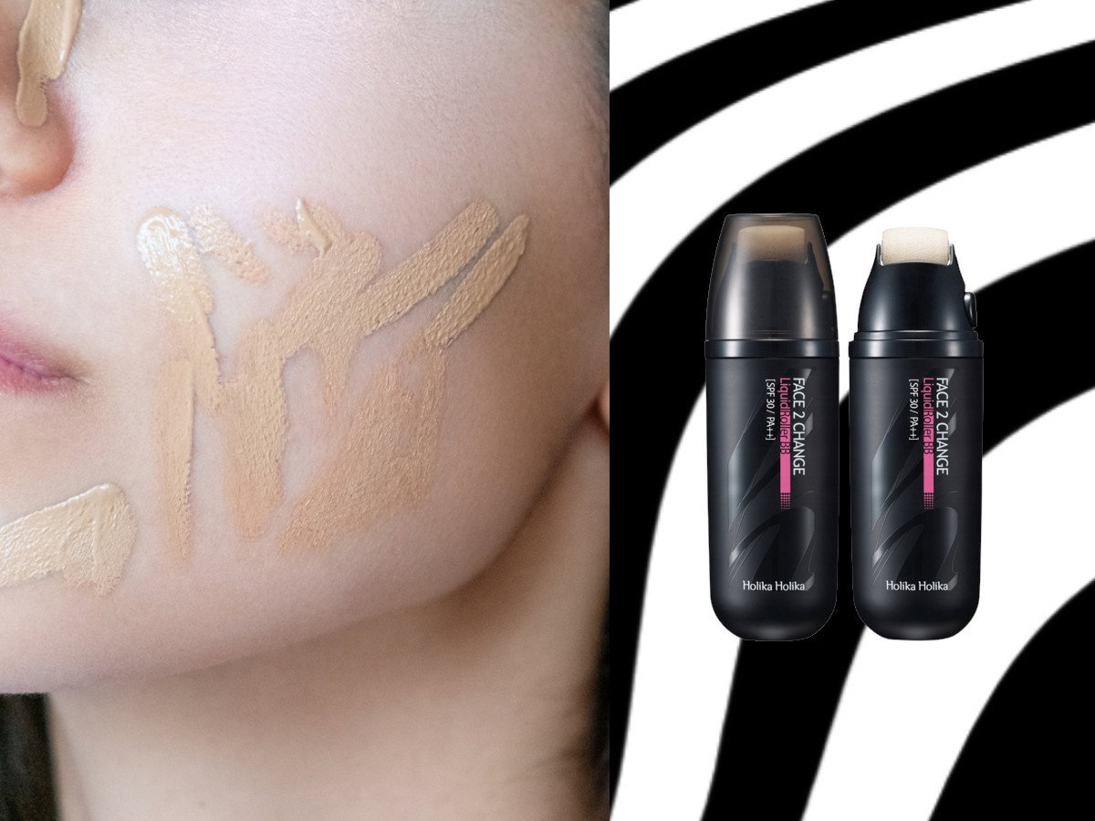 Koreański krem BB w rollerze do twarzy z SPF 30 Holika Holika