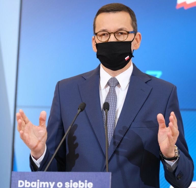 Mateusz Morawiecki podczas konferencji