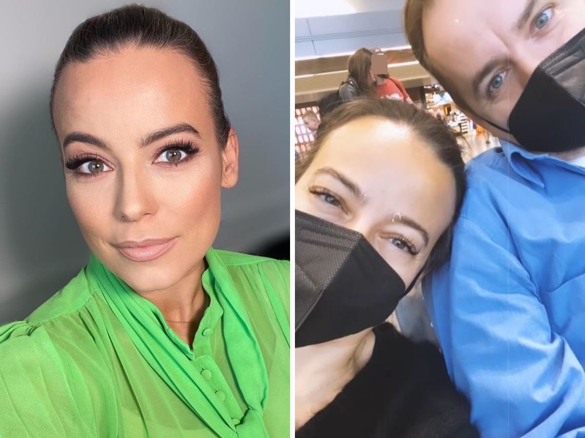 Anna Mucha skrytykowana za noszenie maseczki na lotnisku