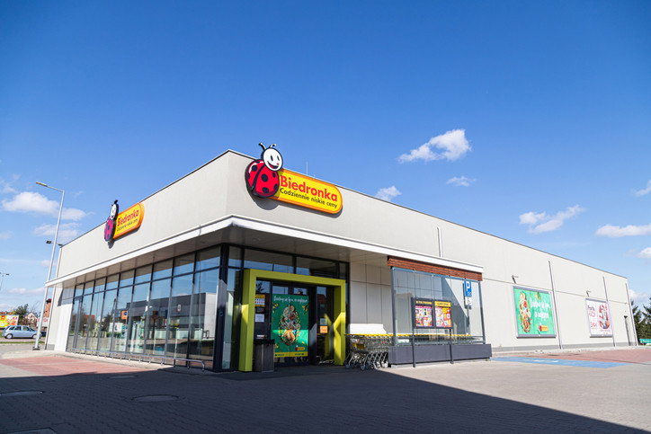 wygładzający puder matujący Biedronka