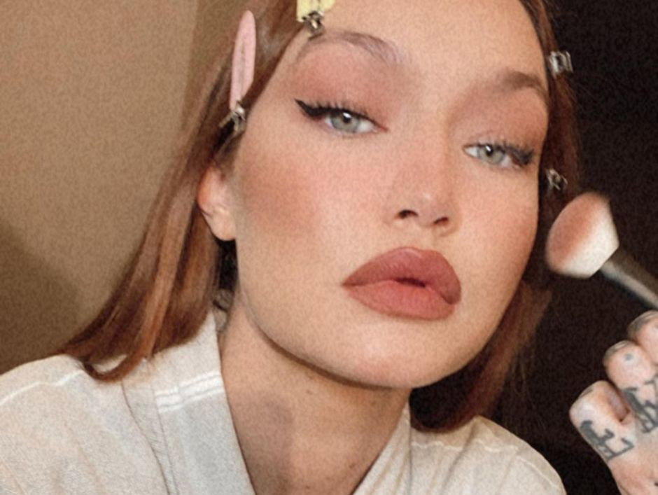 Gigi Hadid w koloryzacji luxurious cooper
