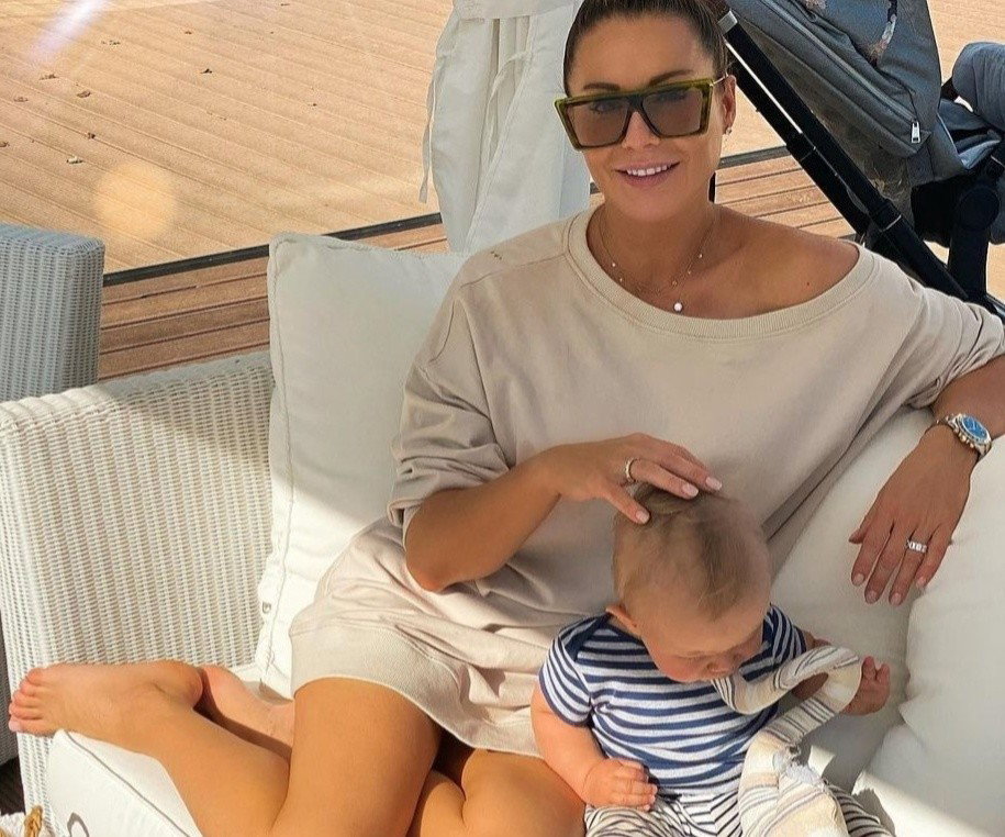 Małgorzata Rozenek z synkiem Heniem