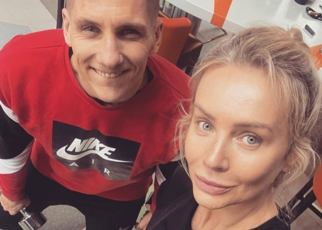 Agnieszka Woźniak-Starak na treningu
