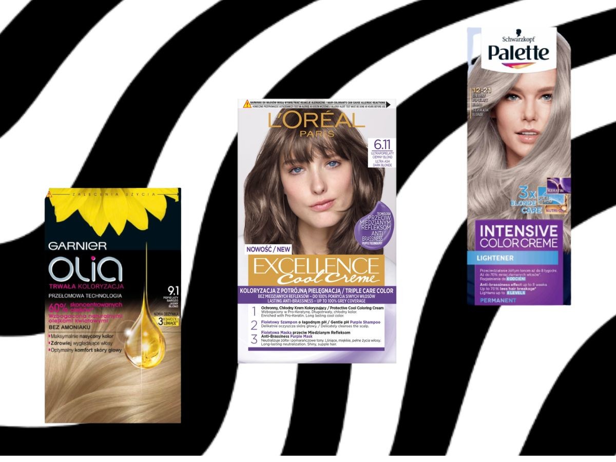 Farby popielaty blond
